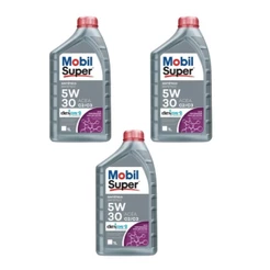 Kit 3 óleos De Motor 5w30 Sintético Mobil Dexos 2 1 Litro