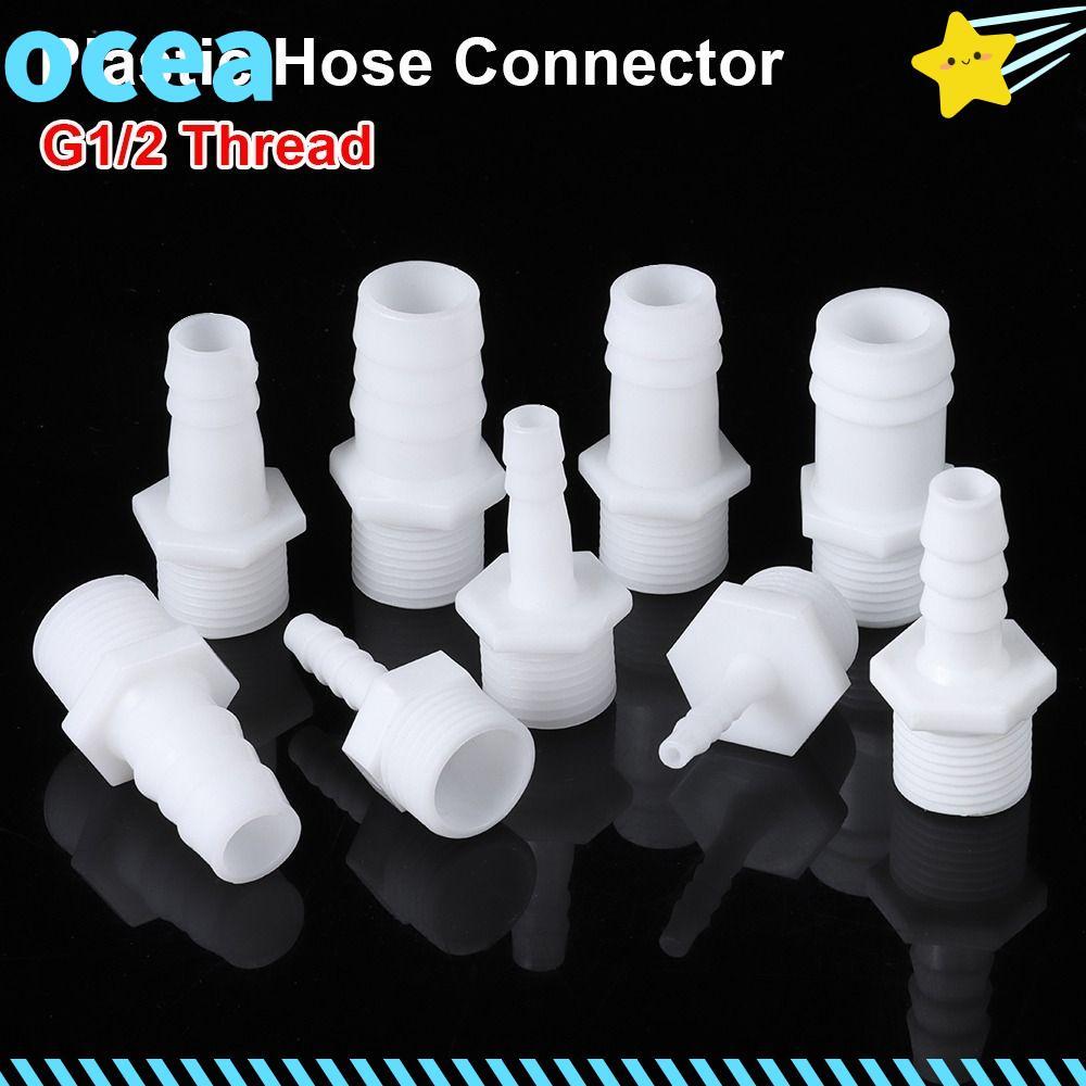 OCEA 1/10Pcs Conector De Mangueira , Sistema De Irrigação Por Gotejamento , Acoplador De Tubulação , ID 1/2 Polegada Ros