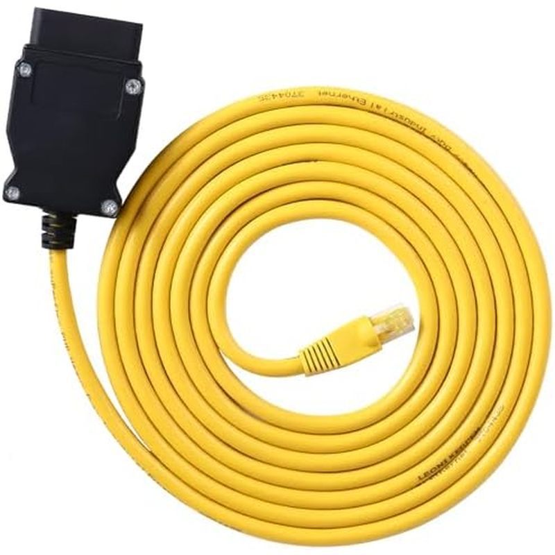 F-6.6 Pés/2M Com ENET Para Codificação OBD Compatível , Cabo Bootmod3 E-SYS BMW RJ45 ICOM Bimmercode , Série De Cabos IS
