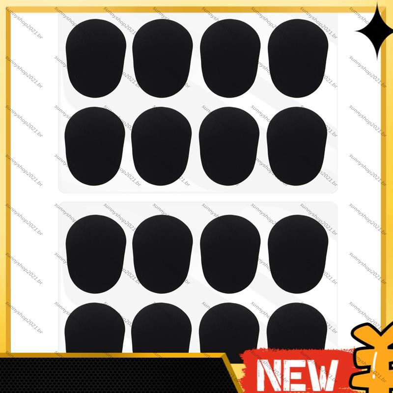 [Best S] 16 Peças Almofadas Para Boquilha De Clarinete Alto/tenor Sax , 0.8 Mm Pretas , 16 Pacotes