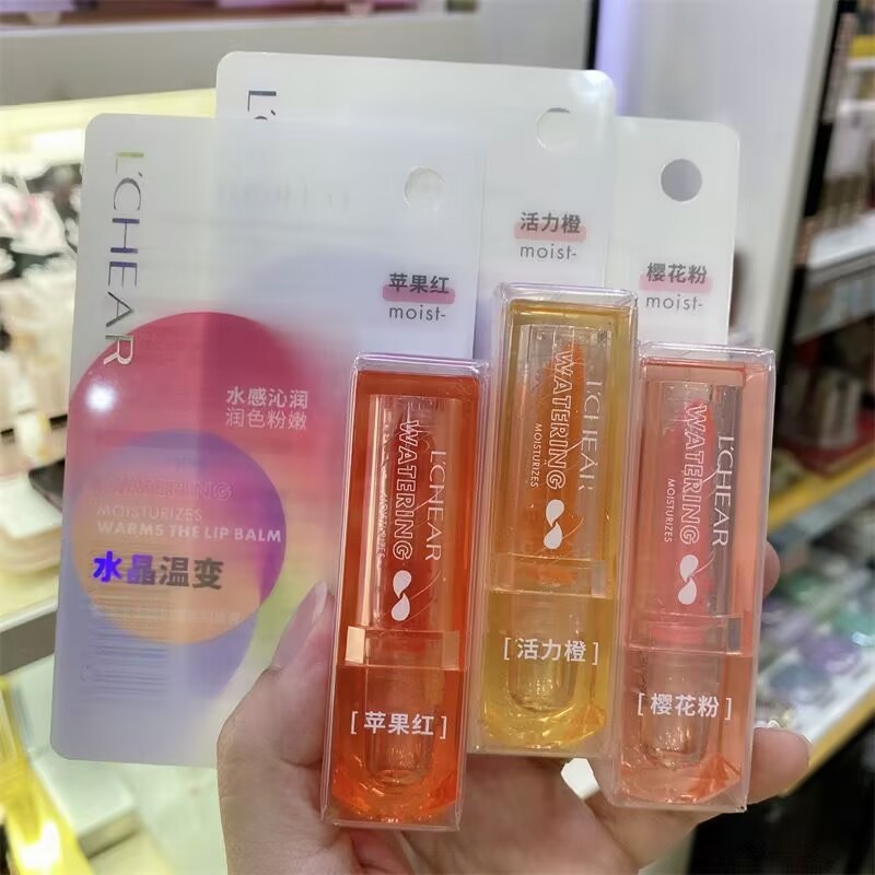 Raki cristal geléia tipo bálsamo labial que muda de cor batom hidratante hidratante bálsamo labial senhoras estudante ba