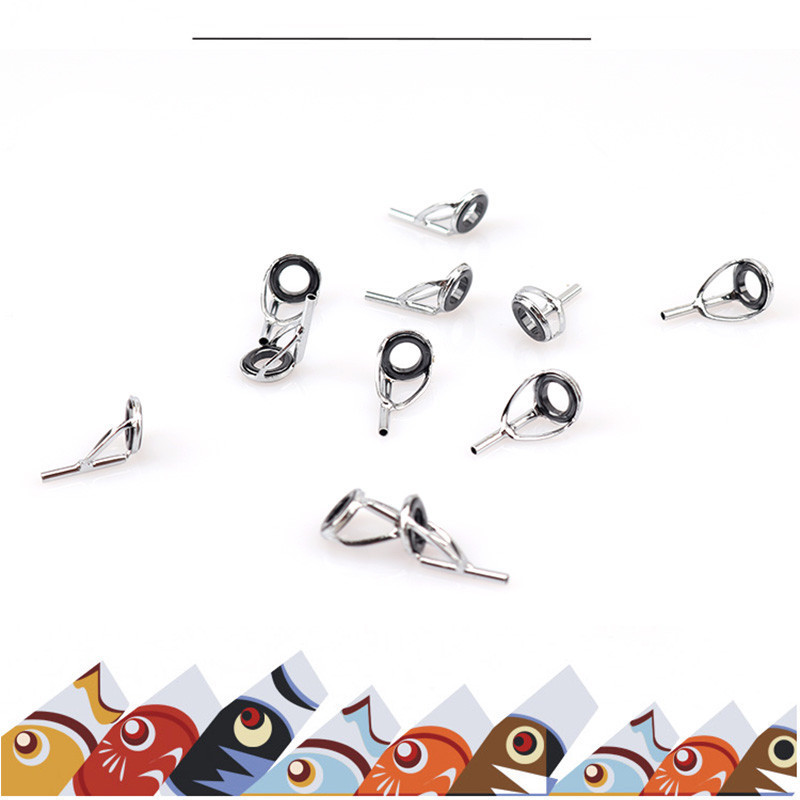 Tyk b.Best-Selling Fisherman Bangji Rod Top Ring Wire Ring Guide Eye Square Diagonal Guide Ring Rod Vara afiada Anel lig