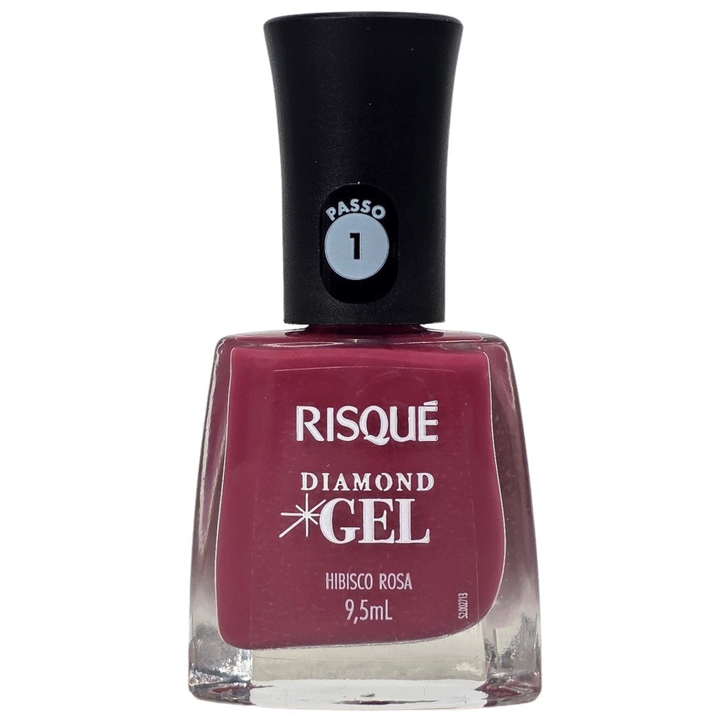 Esmalte Hibisco Rosa Diamond Gel Risque 9,5ml