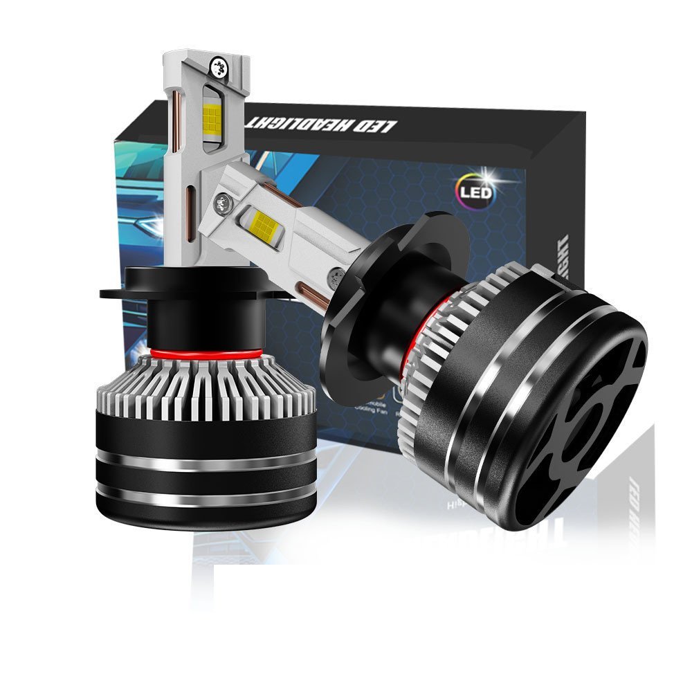 Farol de neblina LED de alta potência para carro com tubo de cobre duplo X20 H7H11H19005H4 para comércio exterior