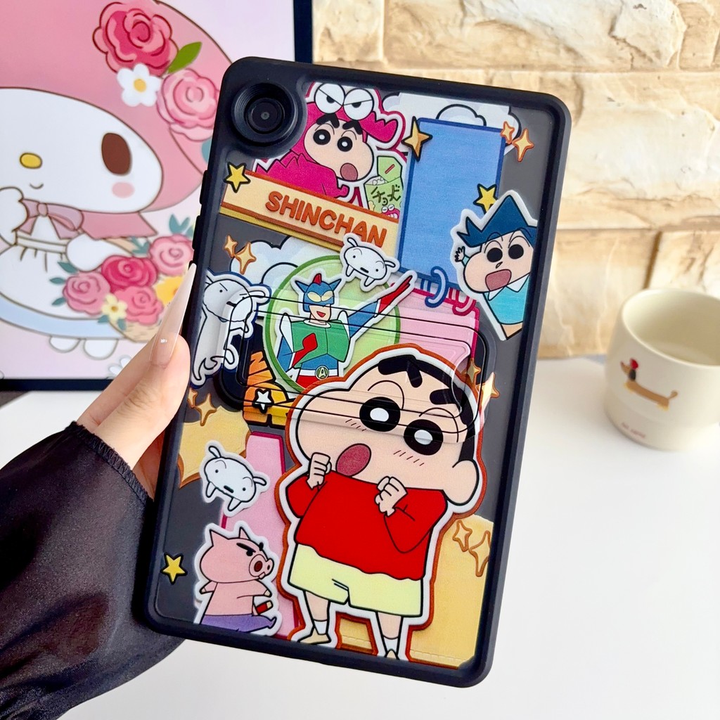 Capa De Suporte De Melodia Fofa De Desenho Animado Para Samsung Galaxy Tab A11 + A9 + Plus A8 10.5 2021 SM-X210 X215 X21
