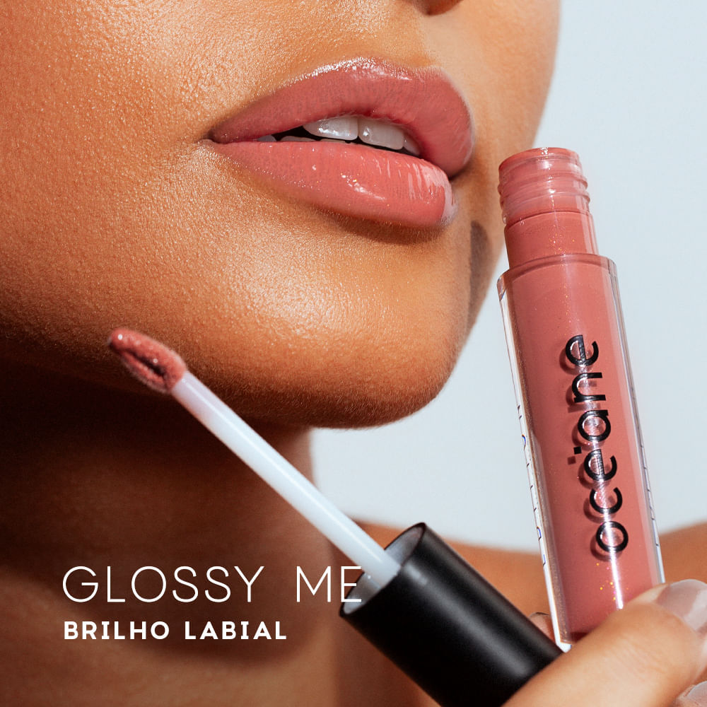 Kit Brilho Labial Transparente + Brilho Labial Nude Océane Edition (2 Produtos)