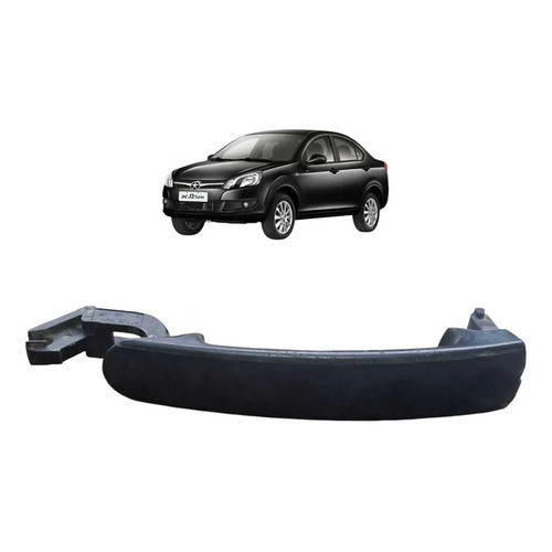 Macaneta Externa Traseira Esquerda Jac J3 1.4 2010 Preto Traseira