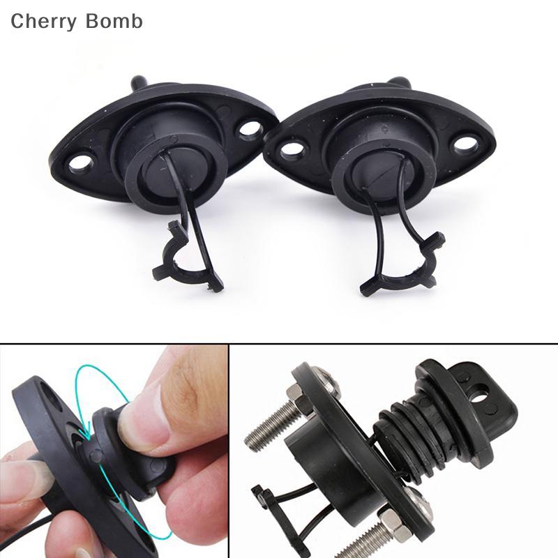 (Bomba De Cereja) 2 Unidades/Conjunto kit De Plugue De Drenagem universal Plugues bung Para Barco Bote Caiaque Canoas No