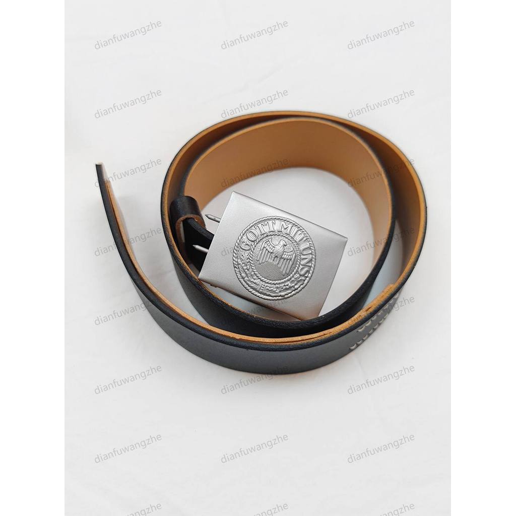 cinto feminino largo cinto feminino Estilo alemão WH cabeça de águia fivela quadrada soldado cinto liga pintura cinto fi