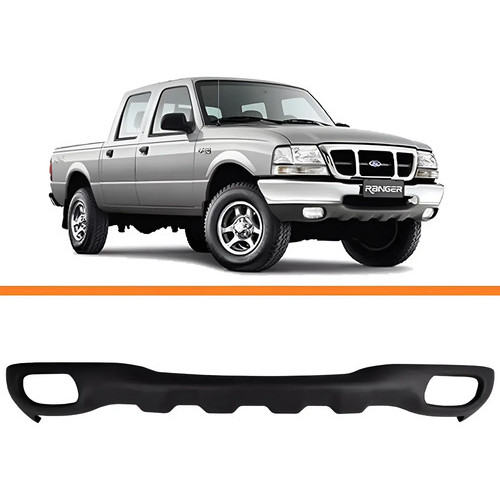 Spoiler Dianteiro Ranger 98 99 00 01 02 03 C/ Furo Cinza