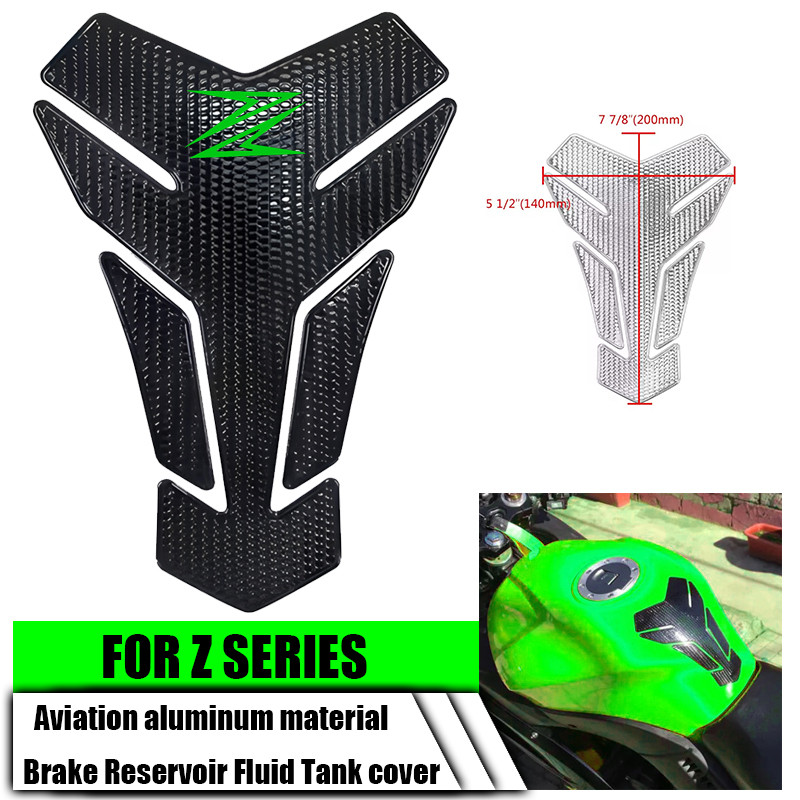 Para Z250 Z300 Z400 Z500 Z650/RS Z750 Z800 Z900 Z1000 Z H2 3D Tanque De Combustível Adesivo Capa Almofada Motocicleta De