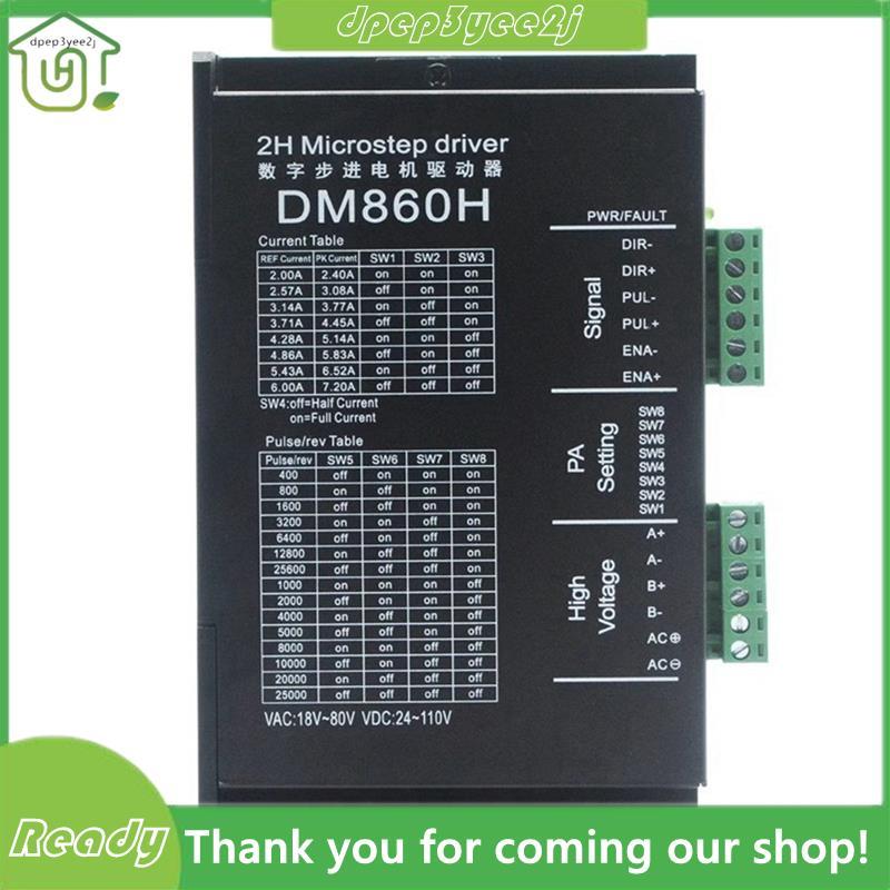 1 PCS Microstep Drive DM860H Digital Tipo 57/86 Driver De Motor De Passo Com Ventilador ABS Para DMA