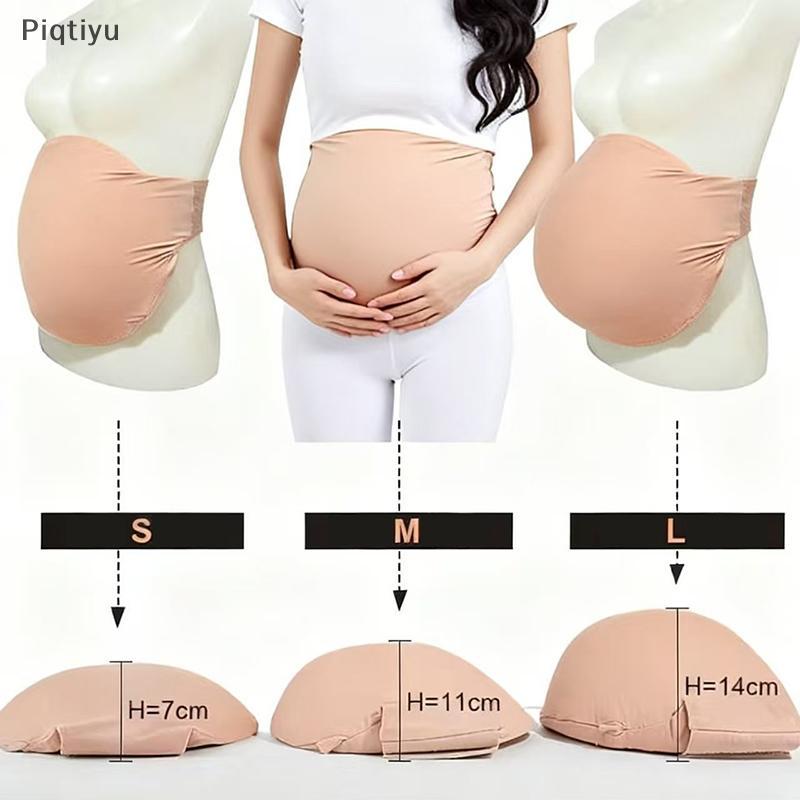 piqtiyu Barriga Falsa Para Gravidez , Respirável , Macia , Leve , Realista , Fácil De Usar , Colisão De Dramatização , D