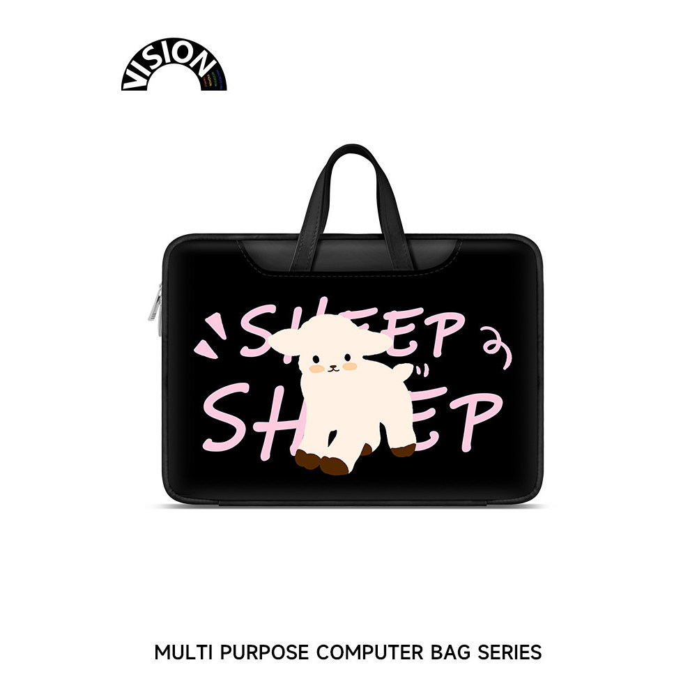 Bolsa para Laptop VISION Sweet Cool Lamb portátil adequada para Apple macbook 15: 20 cm Shin-Chan air13.3 Huawei mateboo