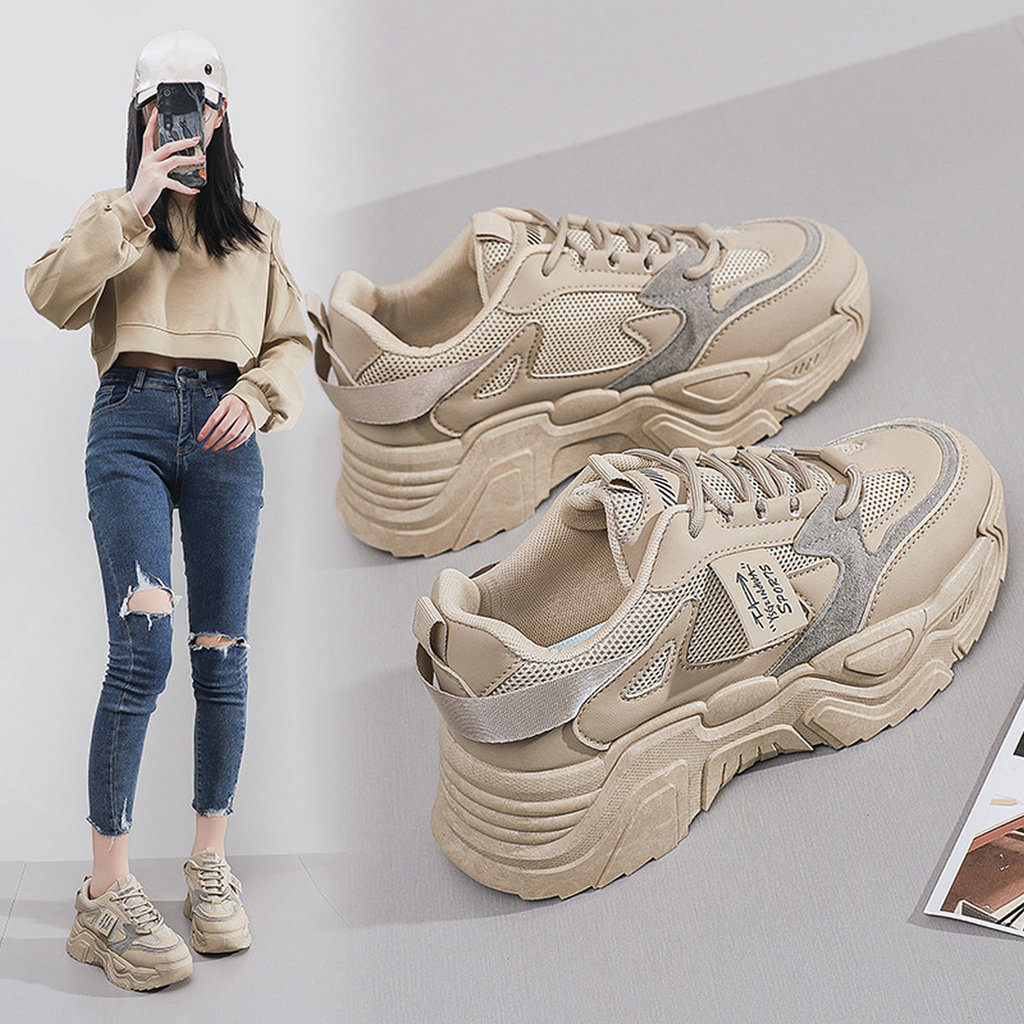 Papai sapatos femininos leves de sola macia com absorção de choque sapatos femininos de venda quente sapatos da moda alt