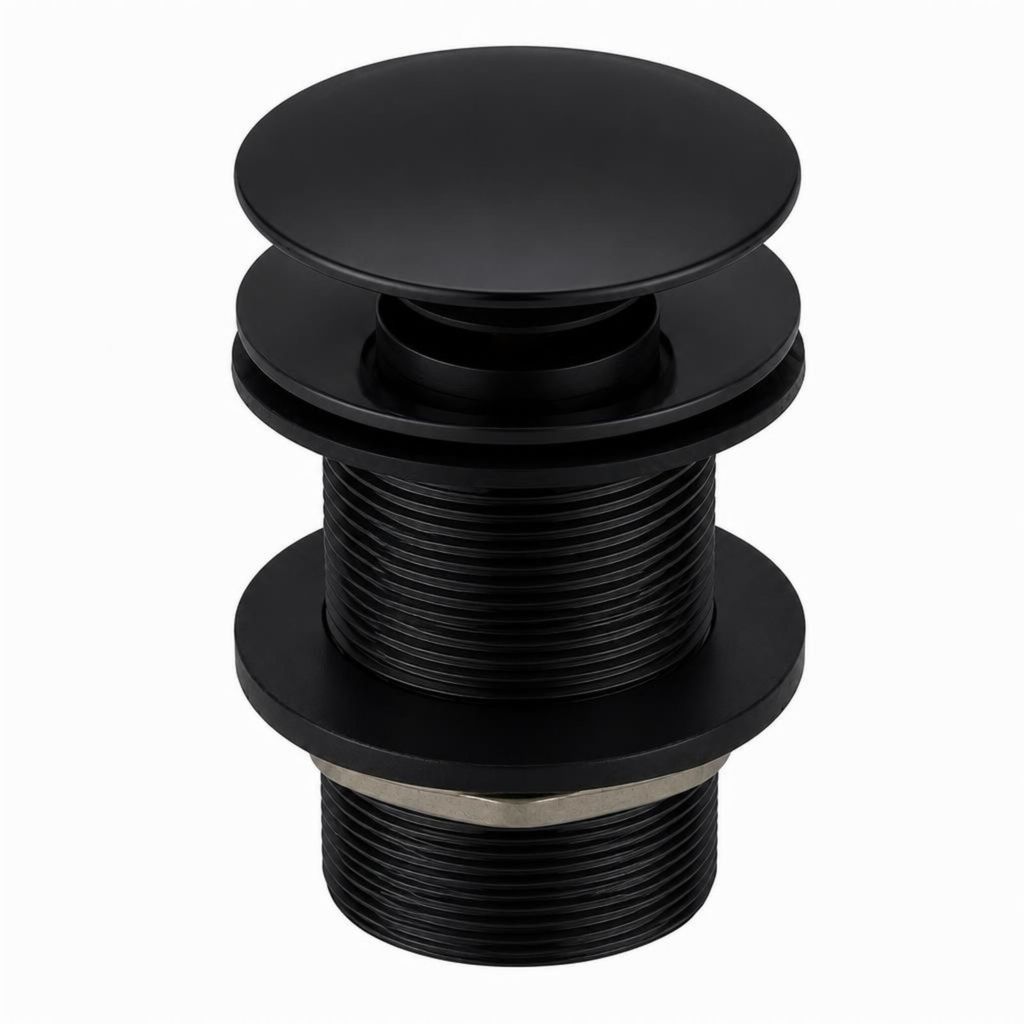 VÁLVULA CLICK UP CLIC CLAC PIA LAVATÓRIO CUBA 4 CM - PRETO