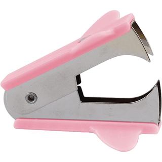 Ferramenta de Remoção de Grampos Rosa, Extrator de Grampos, Ferramenta Resistente ao Desgaste com Cabo Antiderrapante, S