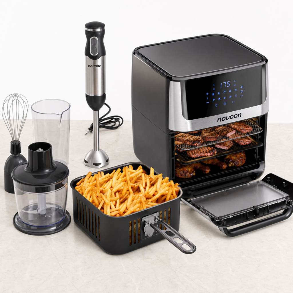 KIT AIR FRYER 12L E MIXER COMPLETO
