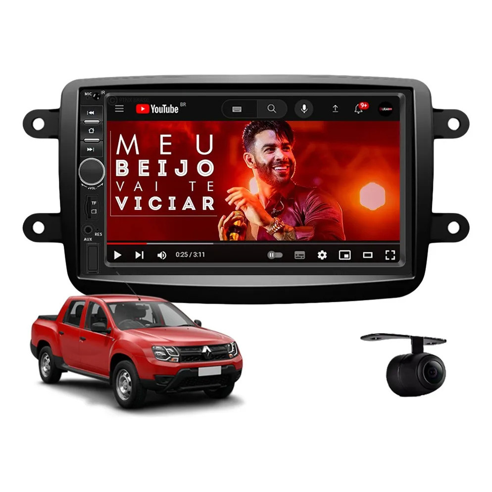 Central Multimídia Renault Duster Oroch 2015 À 2021