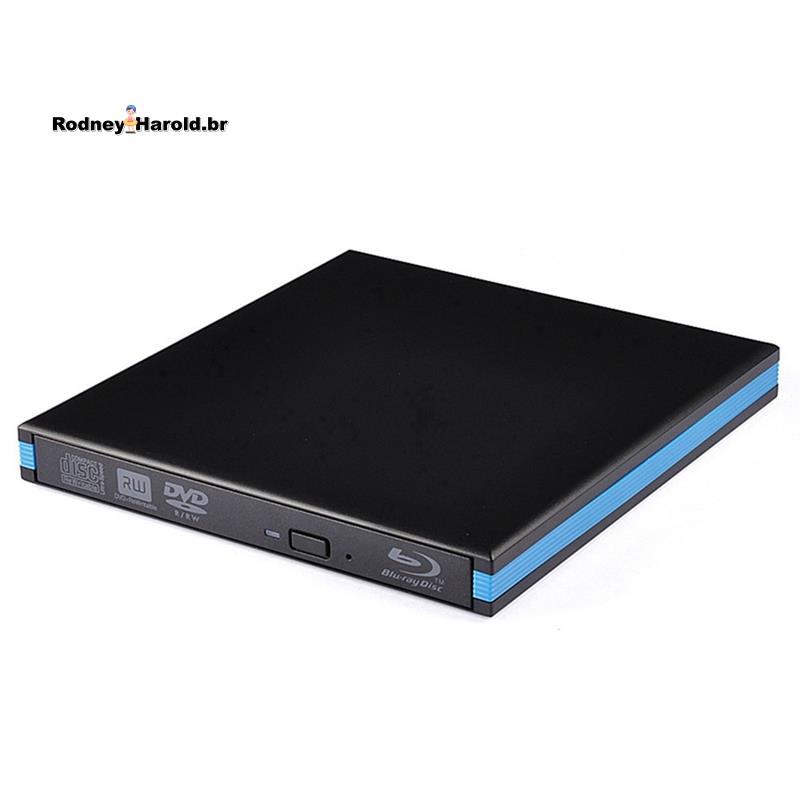 [Entrega Rápida R] Blu-Ray Burner Player USB 3.0 CD DVD Leitor Externo De Gravador De Unidade Bluray Para PC Laptop Desk