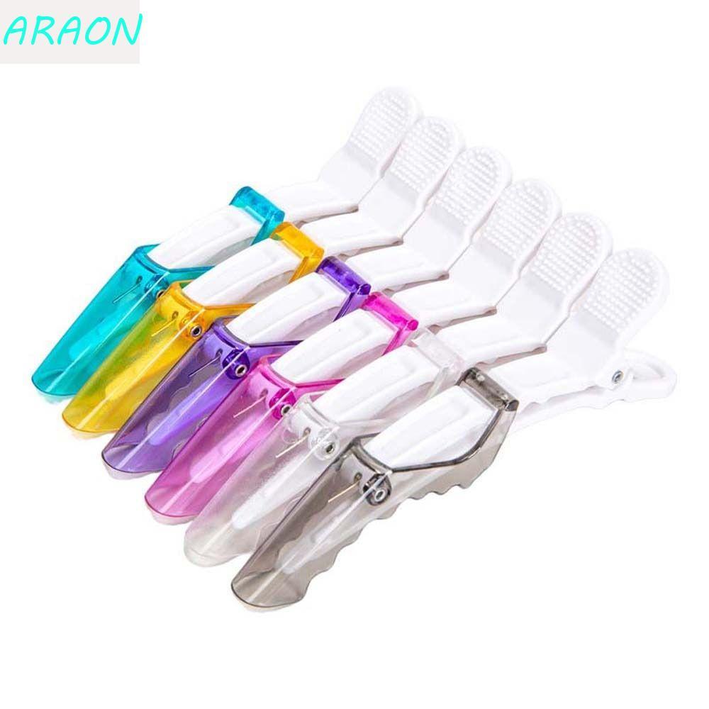 ARAON Grampos De Cabelo De Jacaré Cor Perm Garras Clipes De Crocodilo Clipe De Bico De Pato Para Cabeleireiro