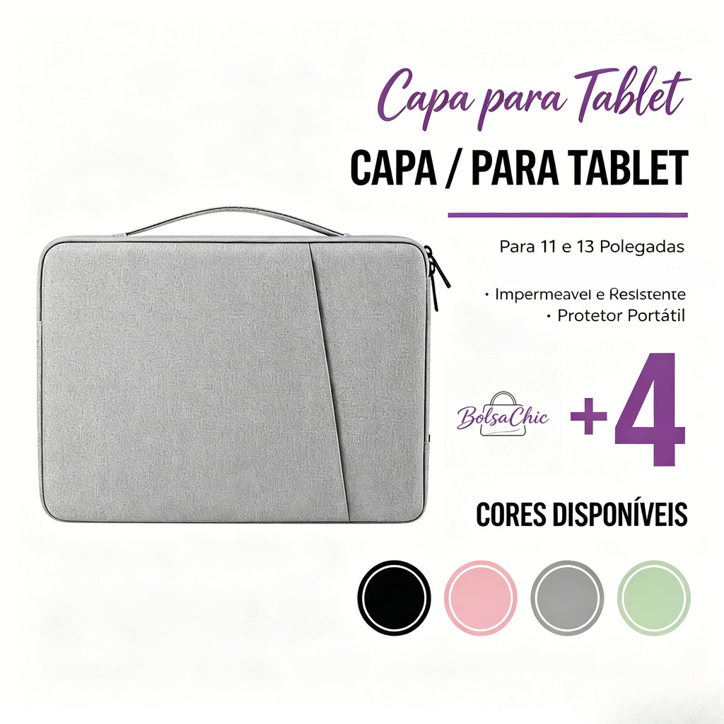 Capa Protetora À Prova D'água Durável，Estojo De Transporte Para tablet iPad/11 E 13 Polegadas