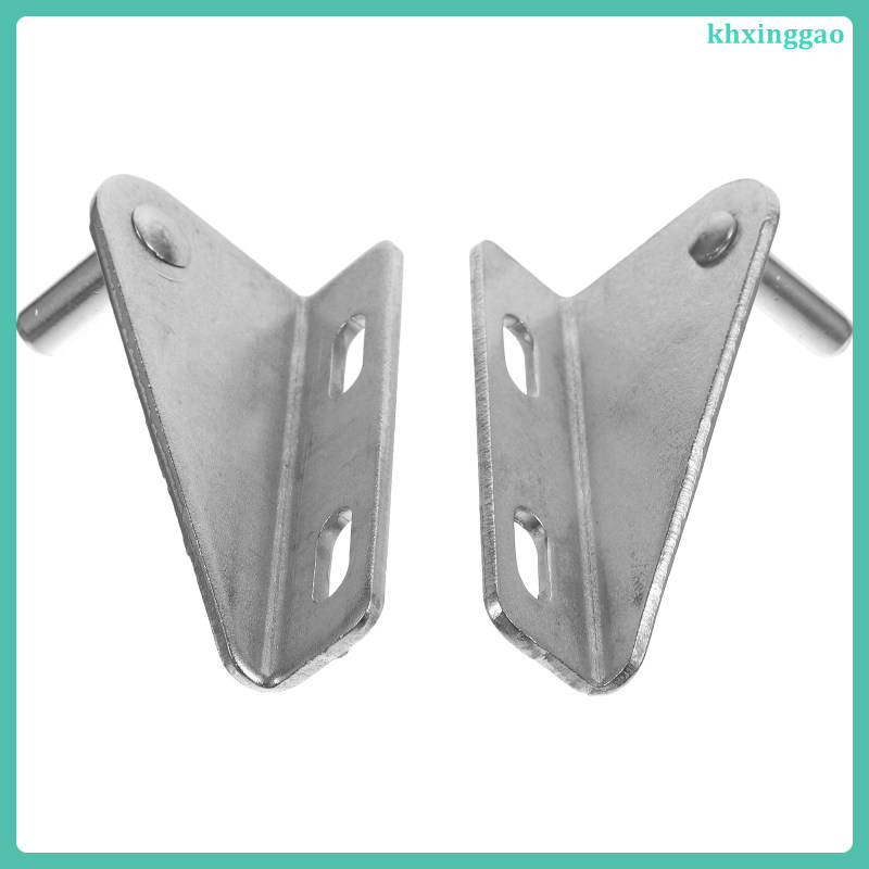 👕 2Pcs Acessório Substituível Dobradiças Metálicas Para Geladeira E Freezer Portas