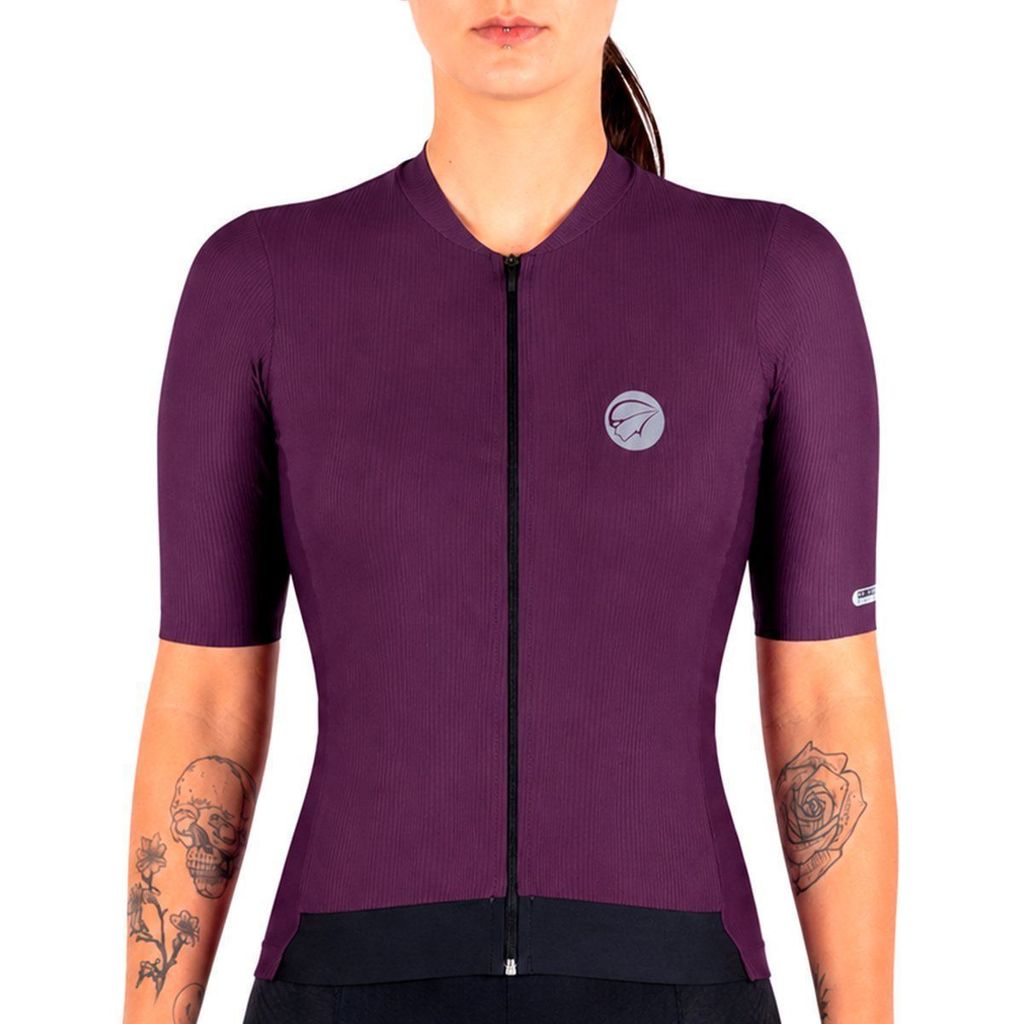 Camisa de Ciclismo Mauro Ribeiro Fiber 2.0 Feminina Roxa