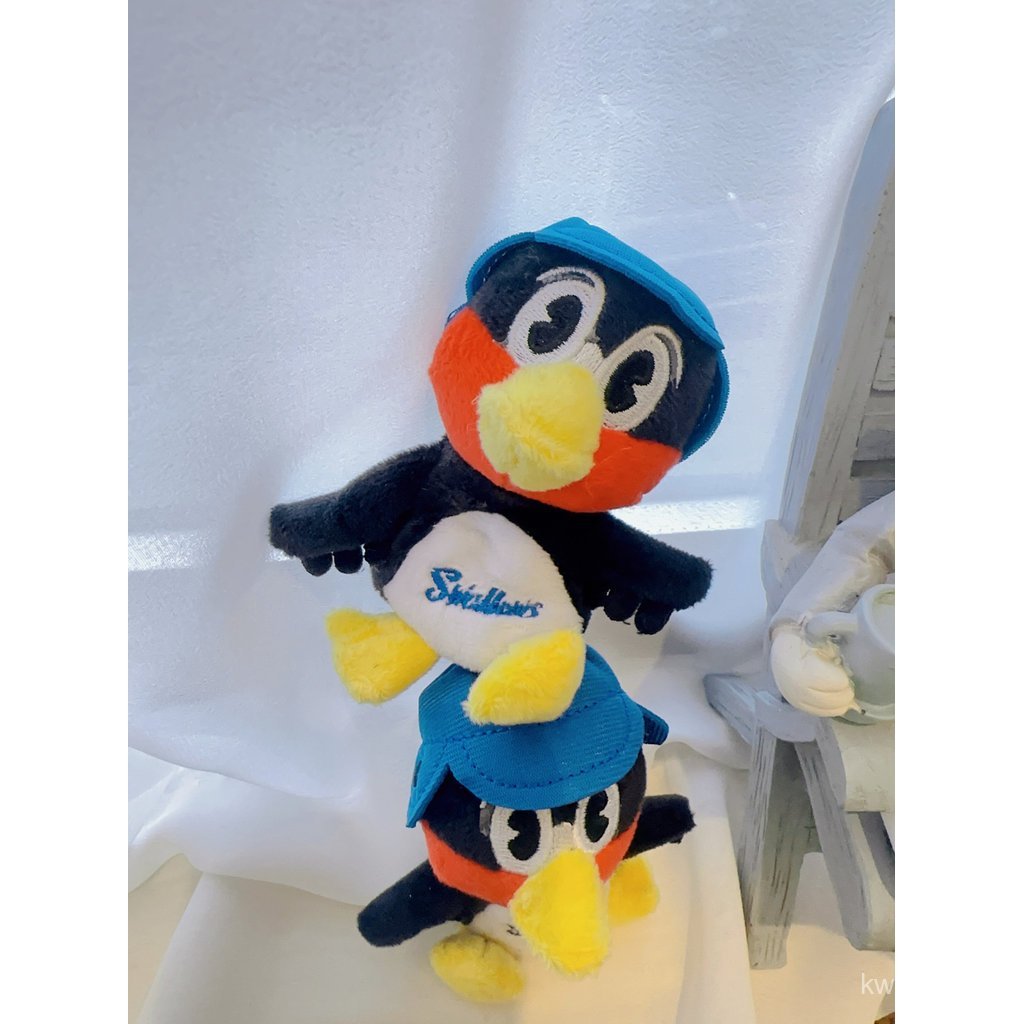 Mascote do time de beisebol profissional japonês Orioles, Kenjiro, porta-canetas de pelúcia em forma de pinguim, brinque