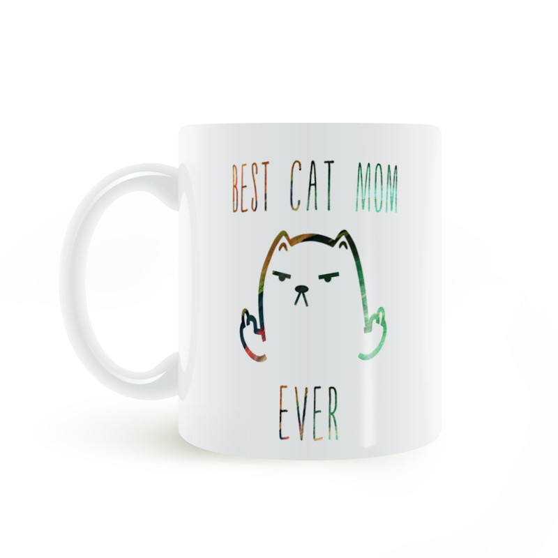 Funny-Cat-Best-Mom-Ever-Mug Uma caneca de gato Simon Smith's Cat Climbing Wall