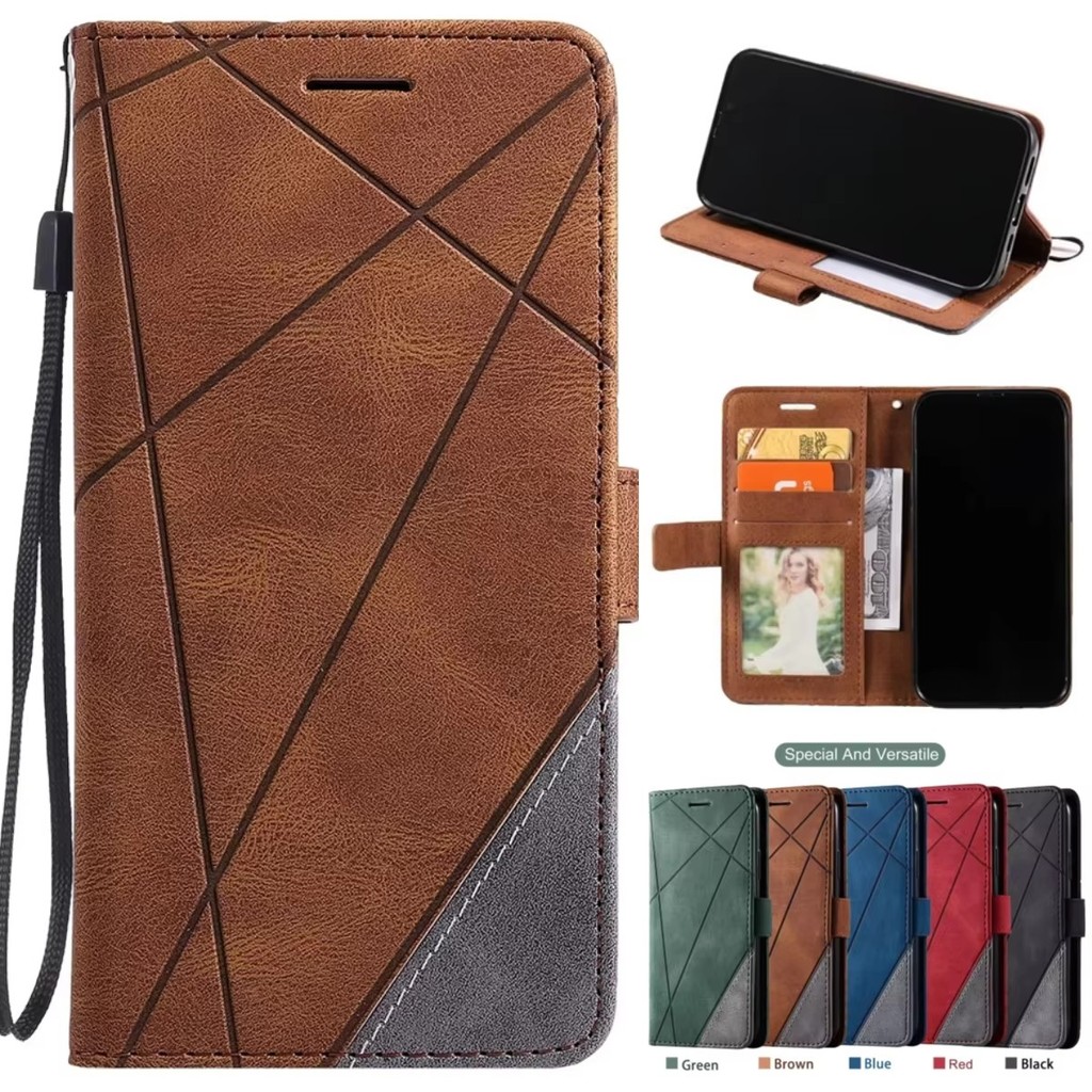 Samsung A07 A17 A37 A57 A06 A16 A26 A36 A05 A15 A25 A35 A55 A14 A24 A34 A54 A13 A23 A33 A53Galaxy Flip Wallet Cover Leat