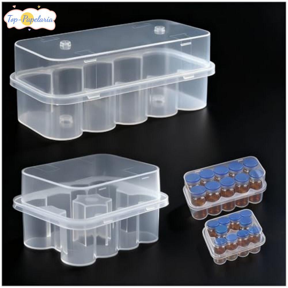 Caixa De Armazenamento De Microtubo Perfumado , Frasco De Plástico Com 2/10/24 Slots , Empilhável Para Tubo De Freezer