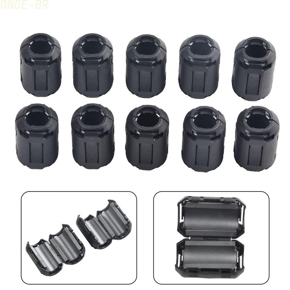 10x TDK Ferrite Core Noise Suppressor Filter Ring Cable Clip RFI EMI Filter Clip