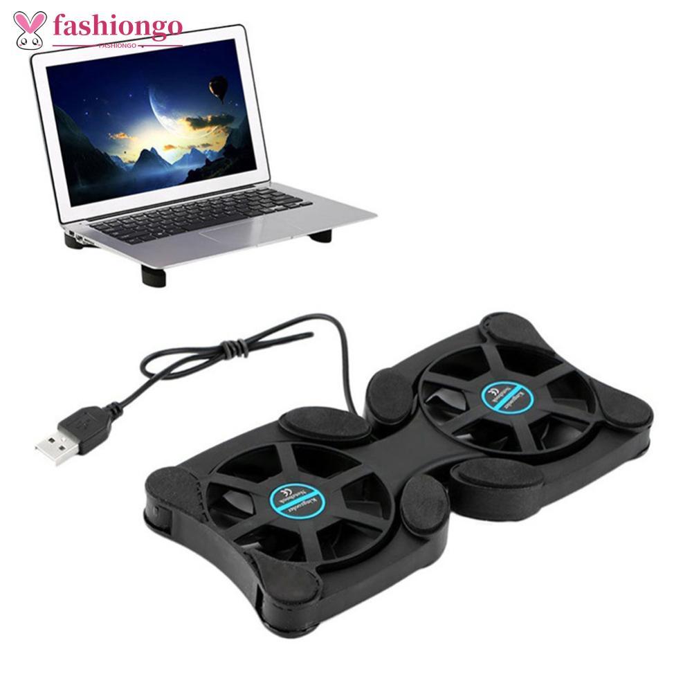 FASHIONGO USB Mini Ventilador Para Laptop Suporte Notebook Dobrável Cooler Almofada De Refrigeração Radiador Master Aces