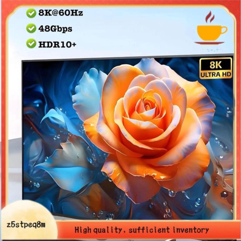 8K @ 60Hz-Interruptor 2.1 Compatível 4K 240Hz 7 Em 1 Saída Com Controle Remoto Para Laptop PC Monitor TV