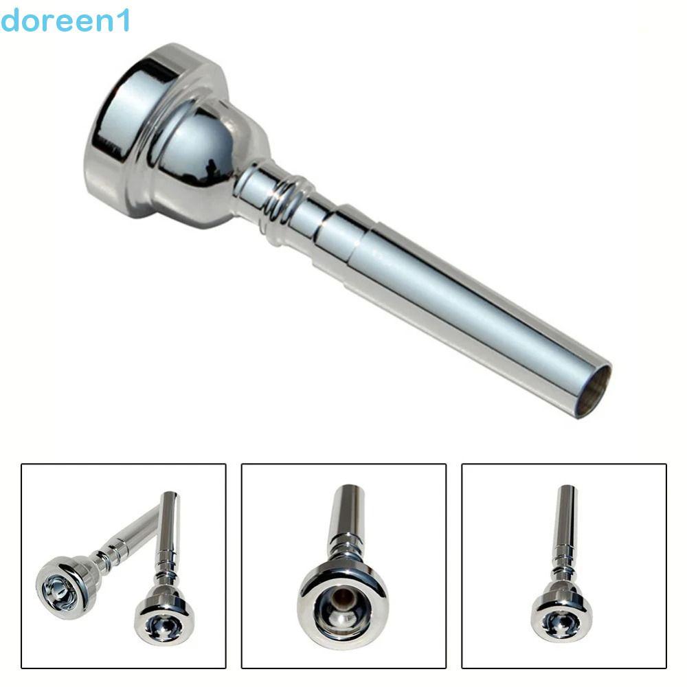 Boca De Corneta De Trompete DOREEN , Bocal De Metal Com Chifre Profissional , 3C/5C/7C Latão Prata Ouro
