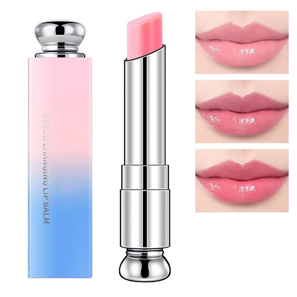 BINGBRUSH Batom Hidratante que Muda de Cor, Batom Mágico Coreano que Muda de Cor, Tintura Labial Colorida, Bálsamo Brilh
