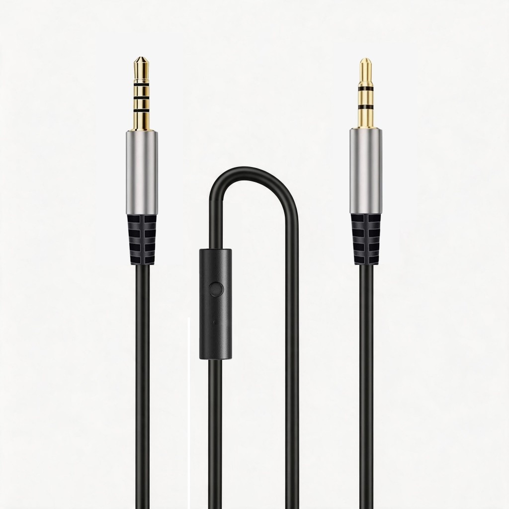 Cabo De Áudio Para Fone De Ouvido De 3.5 Mm Compatível Com Audio-Technica ATH-M50XBT/M50XBT2 Le