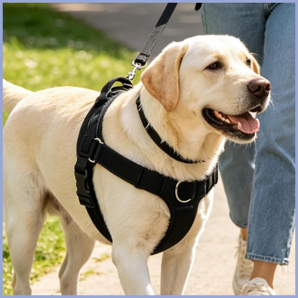 Arnês Para Cães Sem Tração , Malha Respirável , Ajustável , Anti-Estrangulamento , À Prova De Fuga , Colete Caminhada Di