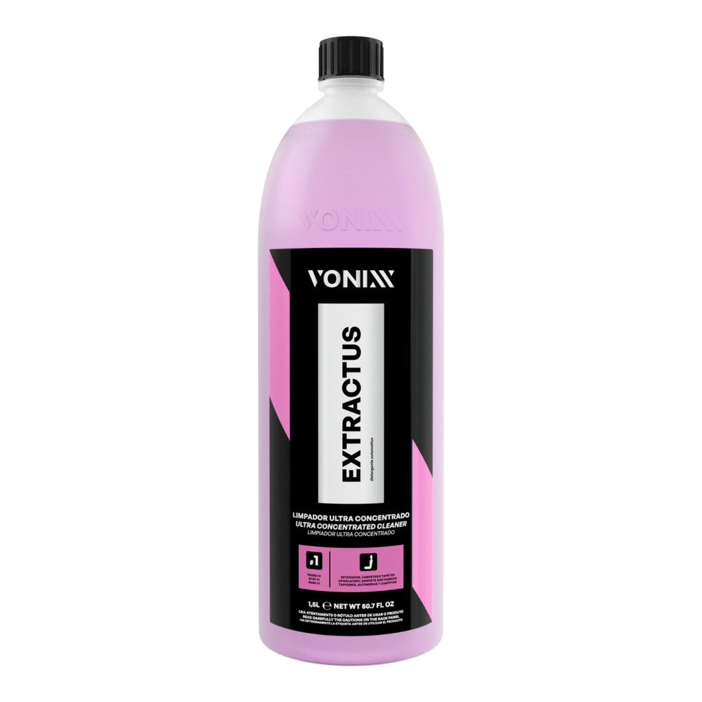 Limpador Vonixx Extractus 1,5L Ultra Concentrado Carpetes e Estofados
