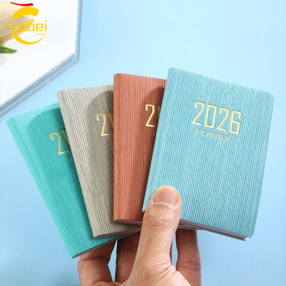 Livro De Agenda SUBEI 2026 , Com Compromissos De Bolso De Calendário , Mini A7 Para Fazer Lista De Estudantes De Bloco D