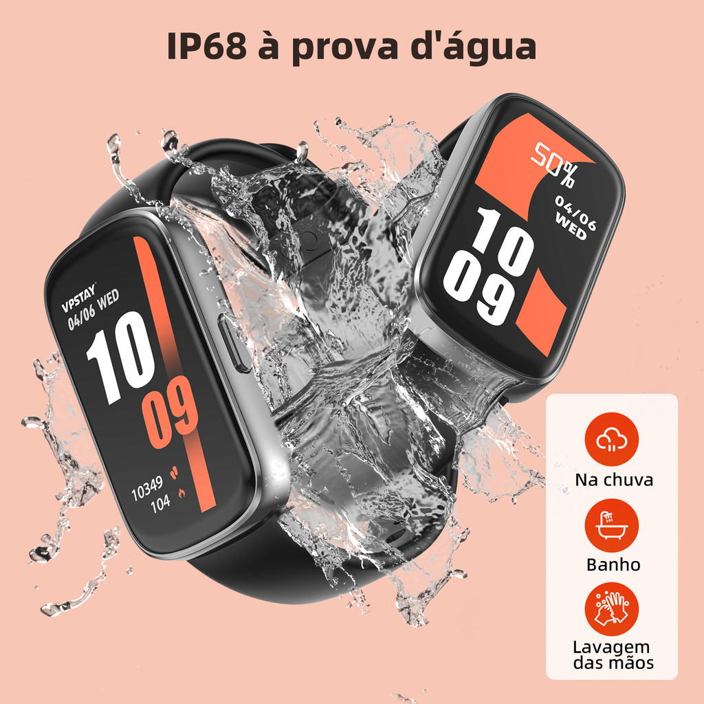 Rastreador de atividades físicas inteligente Bettdow, à prova d'água IP68, função "Encontrar meu dispositivo" · foto 2