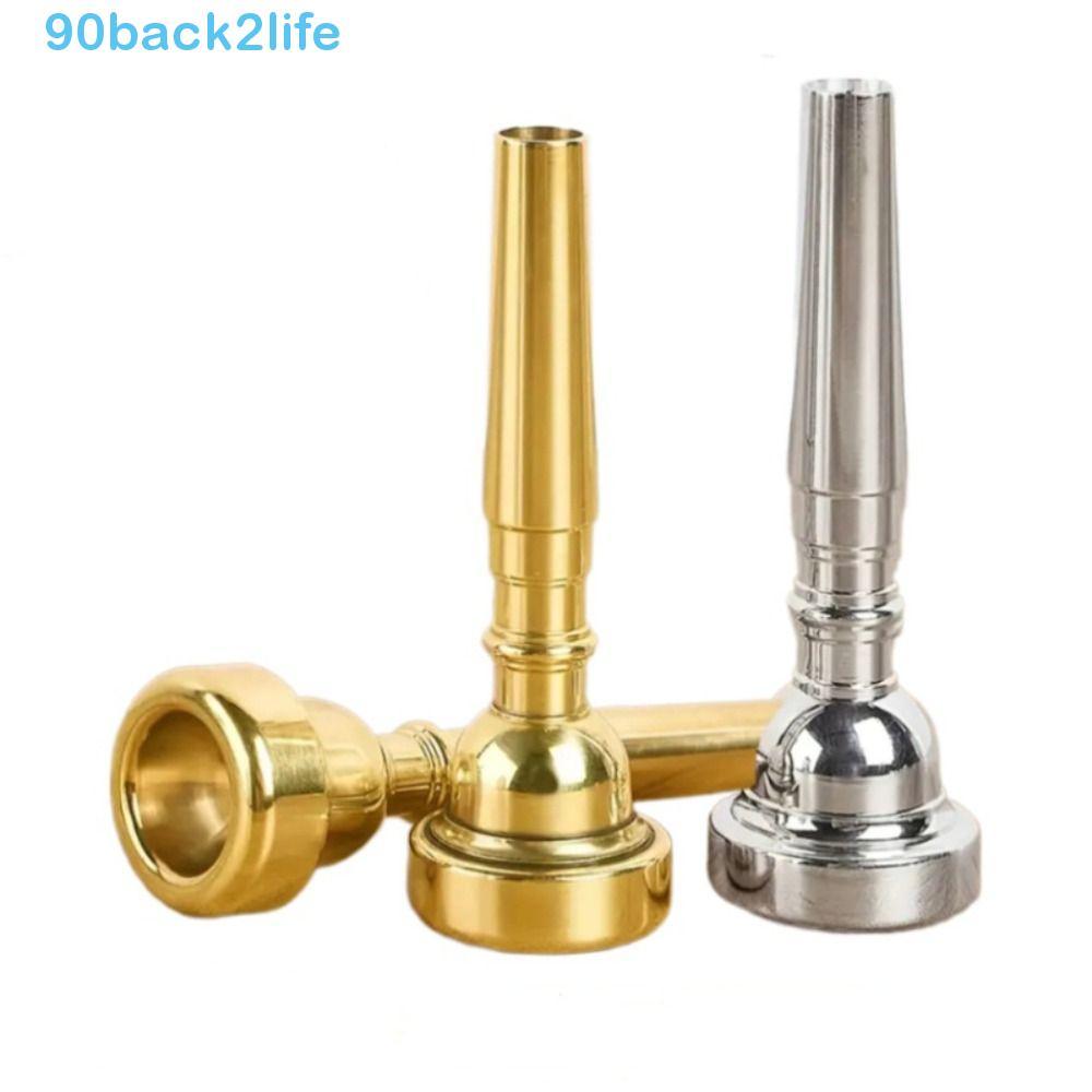 Bocal De Trompete BRBLIFE , Boca De Corneta De Metal 3C/5C/7C , Latão Profissional Prata Ouro