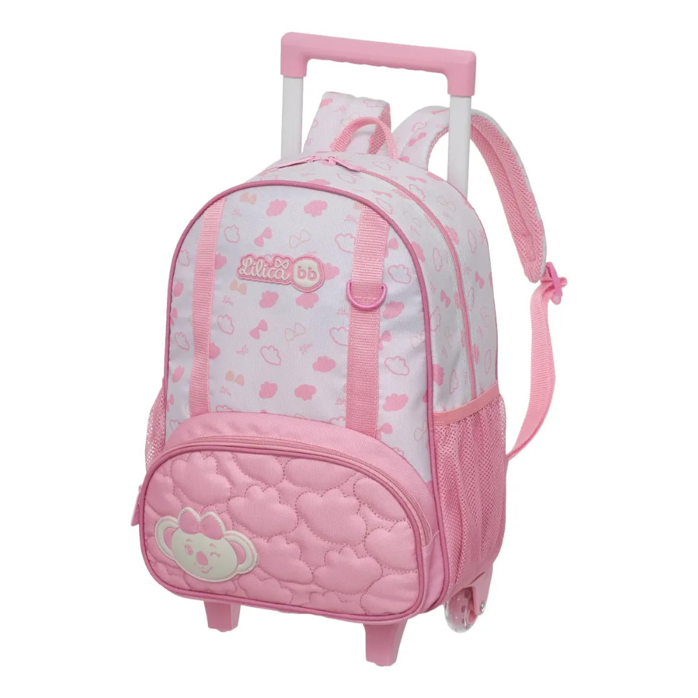 MOCHILA RODINHA COM ALCAS LILICA RIPILICA GLOW - PACIFIC