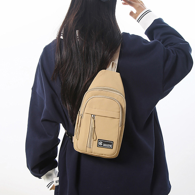 All-Match 2025 na moda bolsa de peito feminina verão viagem pequena bolsa de ombro esportes lazer um ombro mensageiro me