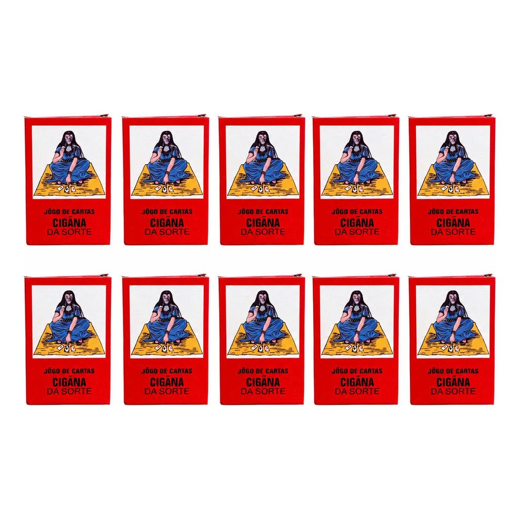 Kit 10 Baralhos Cigana Da Sorte Atacado Revenda Lucro Tarot