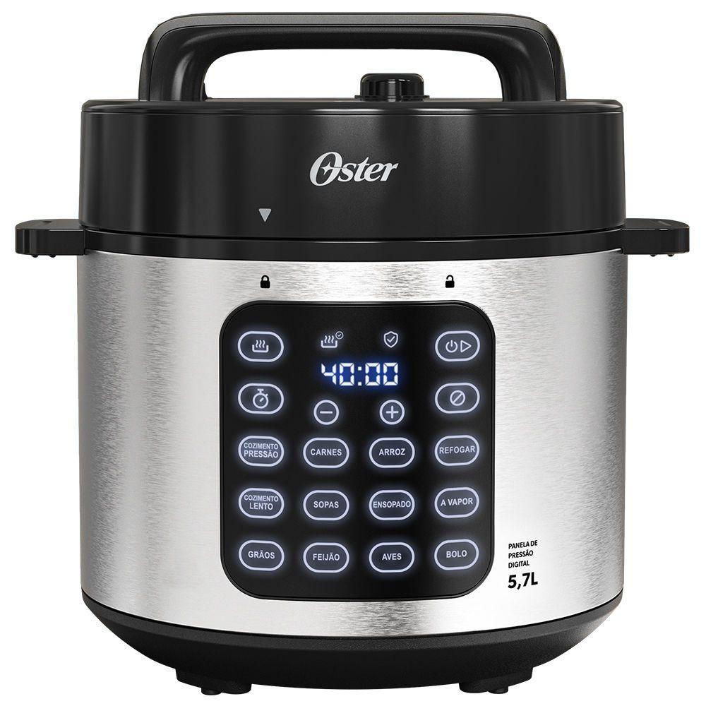 Panela de Pressão Elétrica Oster OPAN930 5,7L 1000W Digital Touch
