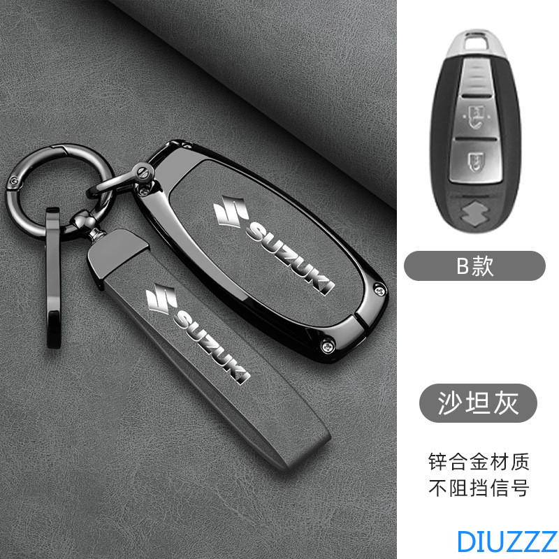 Capa De Couro Para Chave De Carro Em Liga De Zinco Suzuki key SX4 Ertiga grand Vitara Swift lgnis Kizashi Ignis SX4 Bale