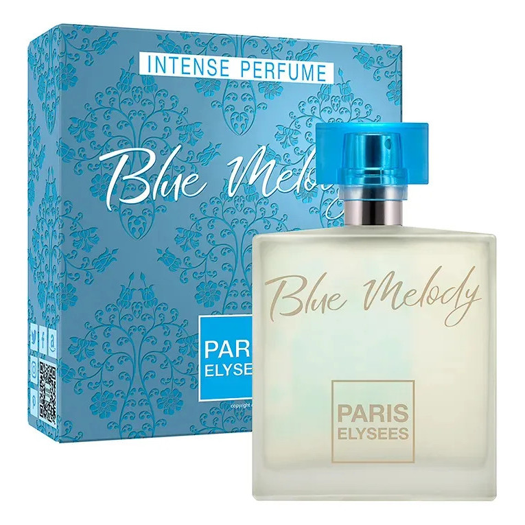 Perfume Paris Elysees Blue Melody 100ml Feminino Eau De Toilette Spray