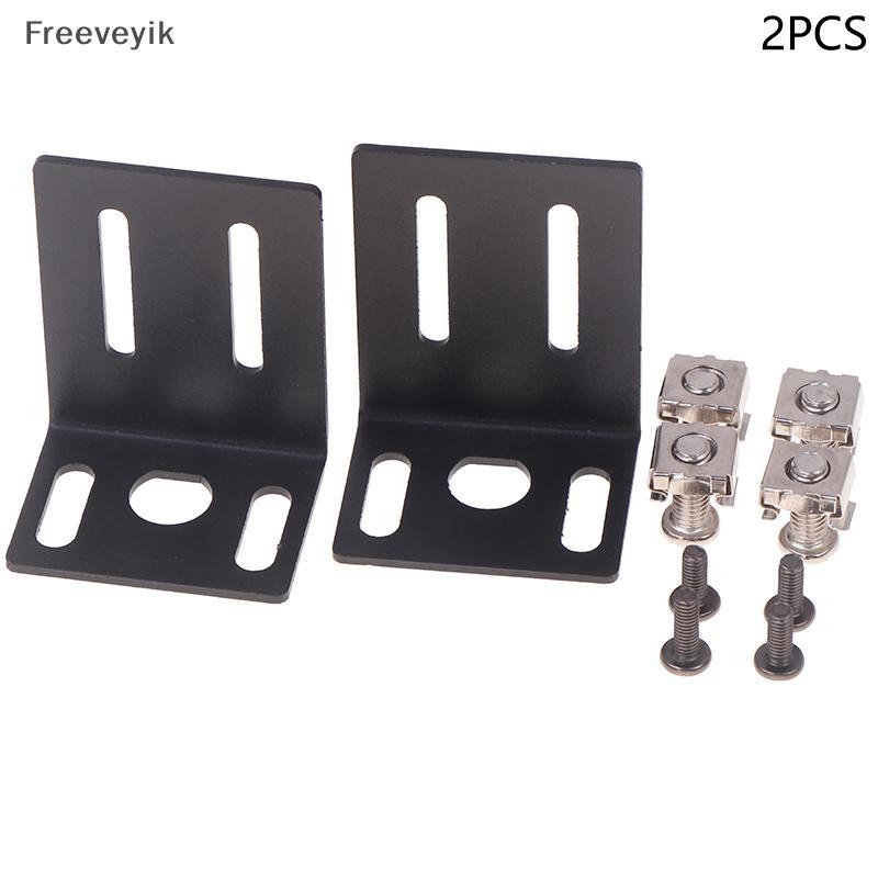 [Fre] Novo 1 Conjunto De Metal 1U Ra Mount Orelha Junta De Montagem Com Tampa De Rosca Para Moldura Caixa Host Receptor
